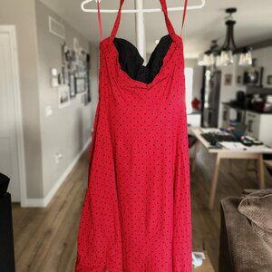 Stop Staring! Polka Dot Knee-Length Dress